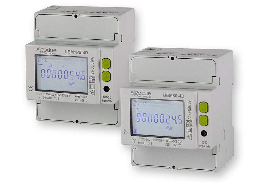 Single, three-phase energy meters