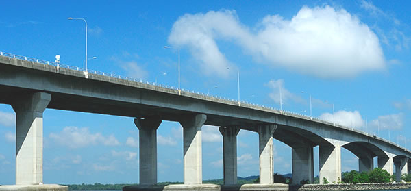 Malaysia bridge strain monitoring
