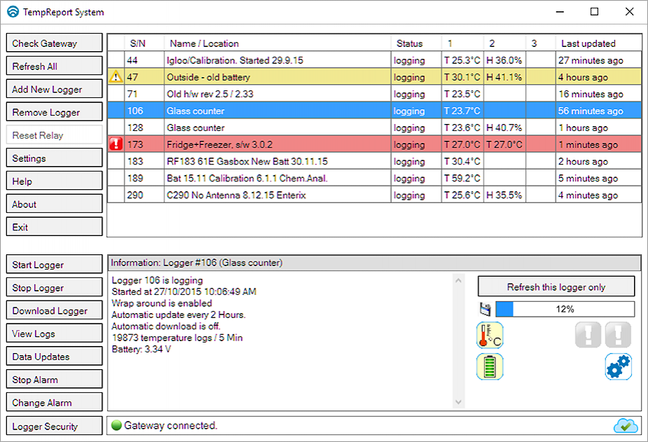 TempReport Wireless Datalogging Software