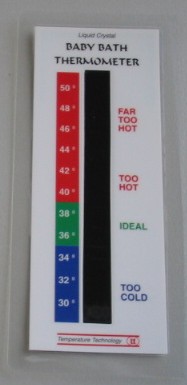 Liquid Crystal Thermometer Baby Bath